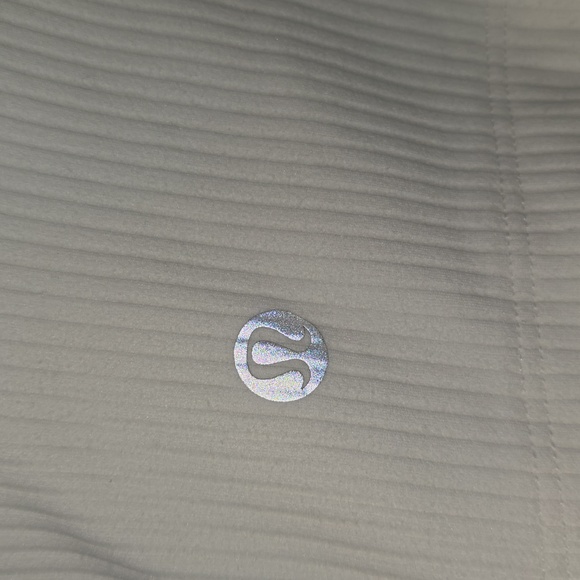 Lululemon Ribbed Nulu Asymmetrical Yoga Tank Top Light Support A/B Cup Bone 10 - Picture 9 of 12